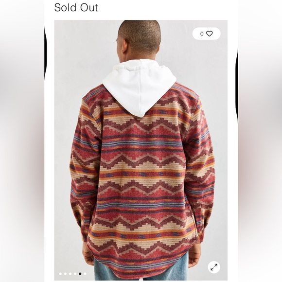 Pendleton Pine Top Southwest Wool Button Down Shirt - Picture 4 of 11